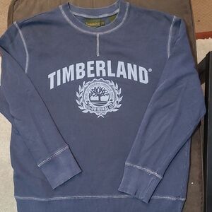 Timberland Men's Blue Crewneck Sweater